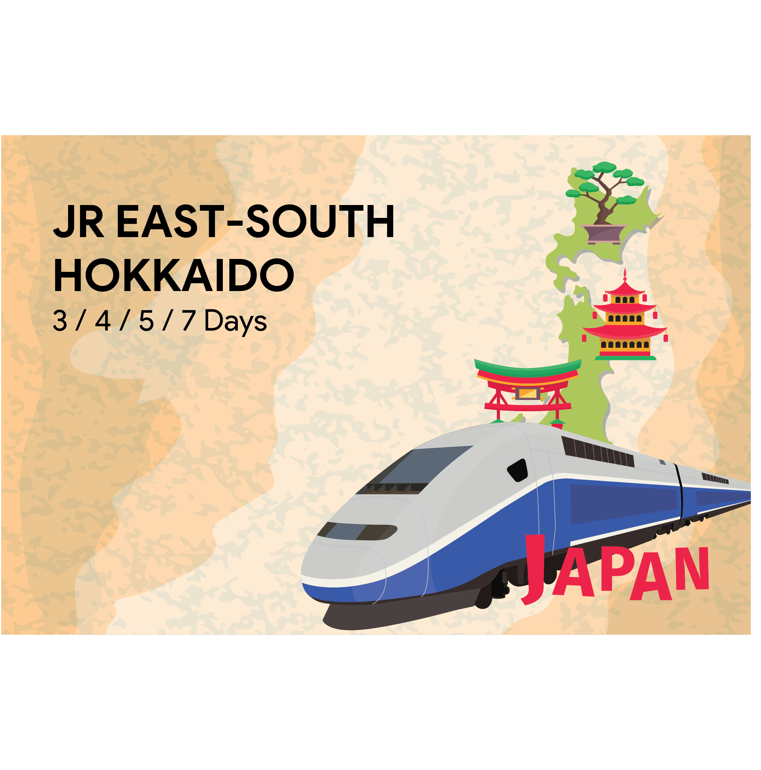 JR PASS EAST-SOUTH HOKKAIDO